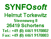 SYNFOsoft - Telefon: 04461 9170802